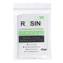Load image into Gallery viewer, Rosin Tech High Quality Rosin Press Filter Bags, 2 inch by 3.5 inch, Micron Size 45um