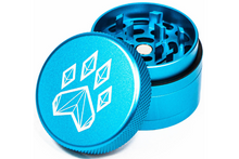 Load image into Gallery viewer, Wolf Traditional 4-Piece Herb Grinder - Teal
