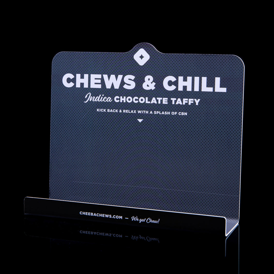 Cheeba Chews N Chill Indica Chocolate Taffy Display