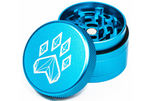 Load image into Gallery viewer, Wolf Traditional 4-Piece Herb Grinder - Teal
