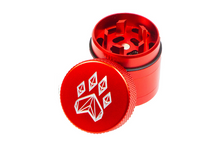 Load image into Gallery viewer, Wolf Traditional 4-Piece Herb Grinder - Small - Red
